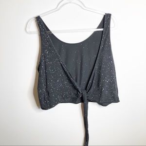 lululemon athletica Tops - Lululemon It’s a Tie Splatter Paint Black Tank 10 lululemon athletica Tops - Lululemon It’s a Tie Splatter Paint Black Tank 10